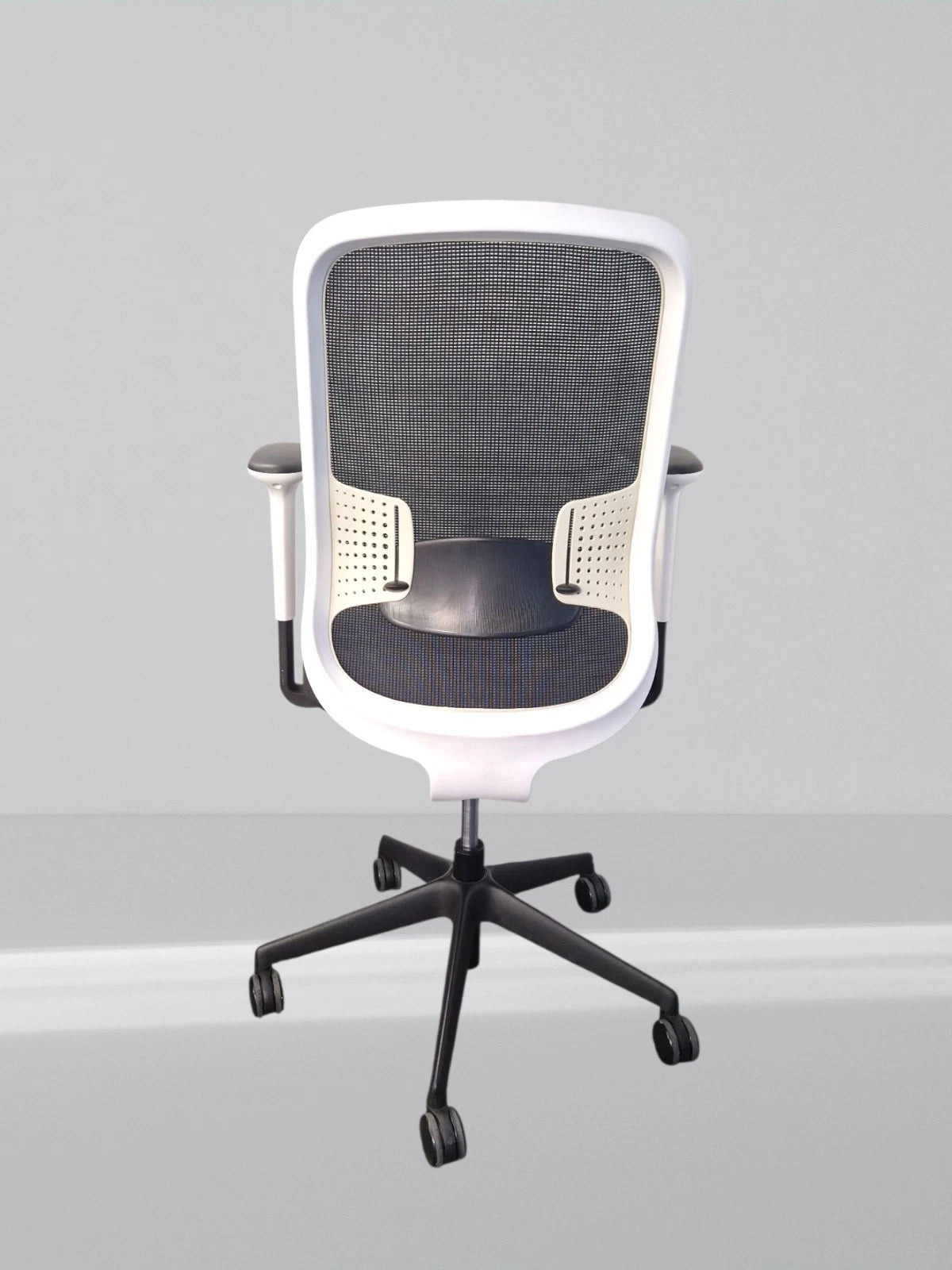 Orangebox Do White Frame New Black Fabric Seat