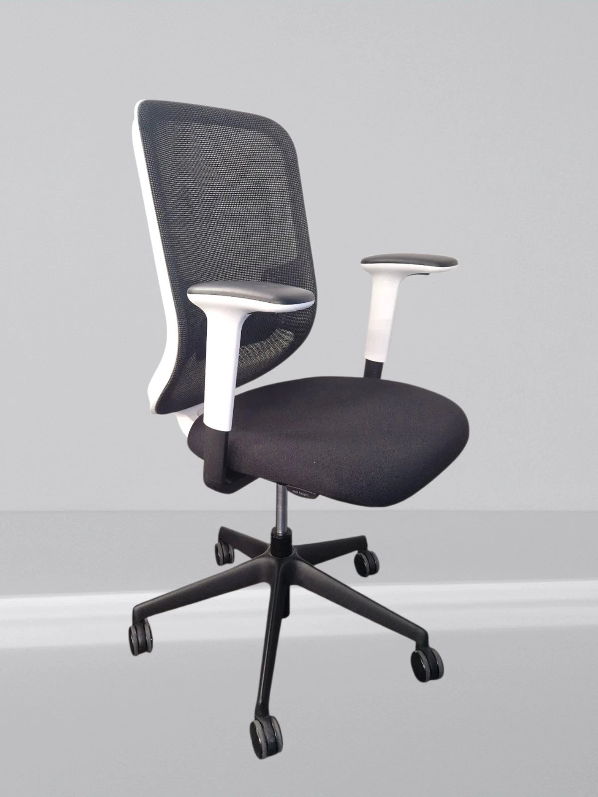 Orangebox Do White Frame New Black Fabric Seat