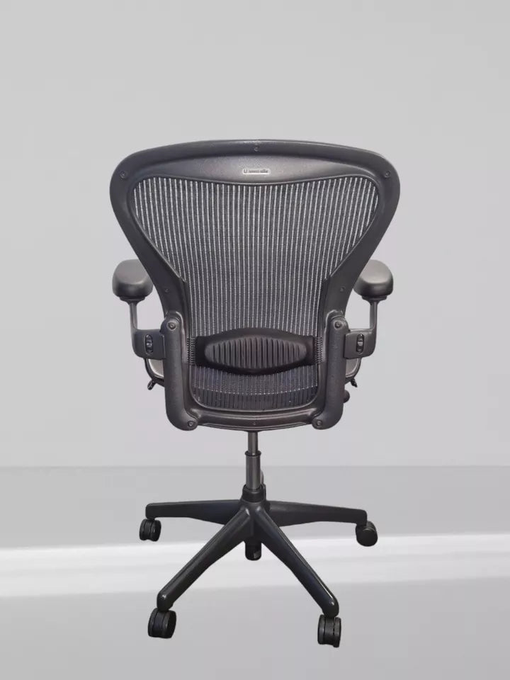 HERMAN MILLER AERON BLUE SIZE B FULLY REFURBISHED