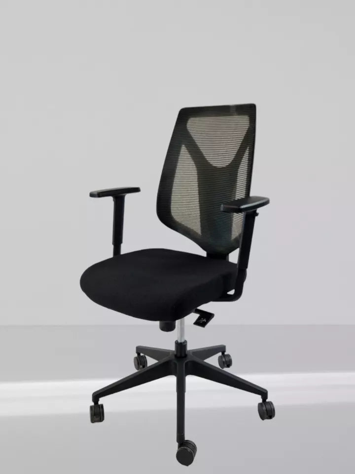 Mentor MTM2A Model mesh back swivel chair In New Black Fabric