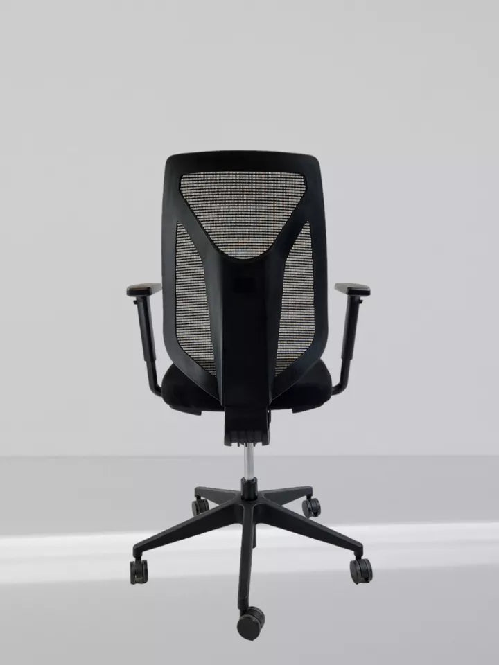 Mentor MTM2A Model mesh back swivel chair In New Black Fabric