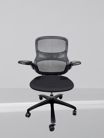 KNOLL GENERATION IN NEW BLACK FABRIC