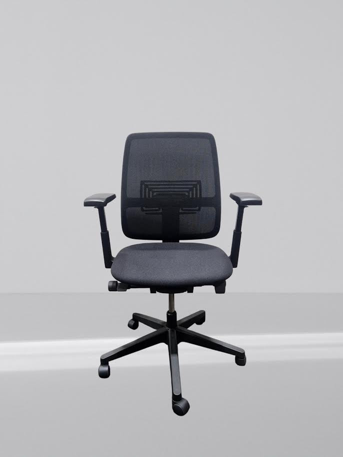 Haworth Lively office chair in new black fabric