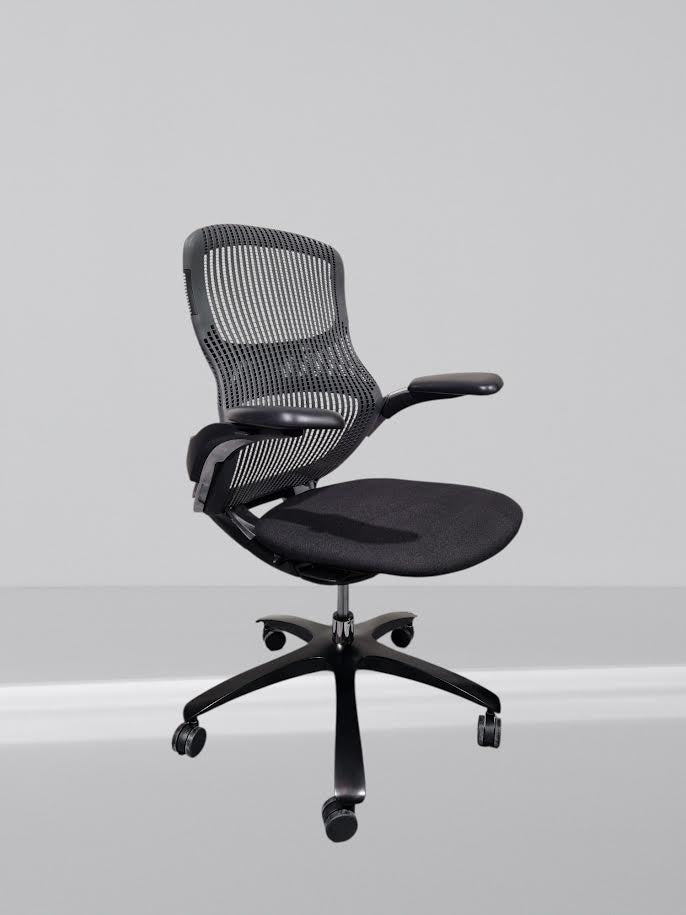 KNOLL GENERATION IN NEW BLACK FABRIC