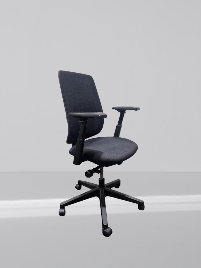 Haworth Lively office chair in new black fabric