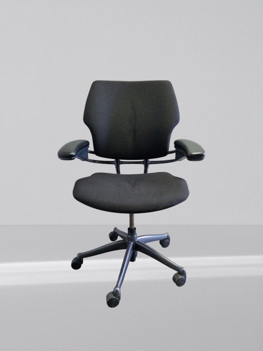 humanscale freedom office chair In New Black Fabric