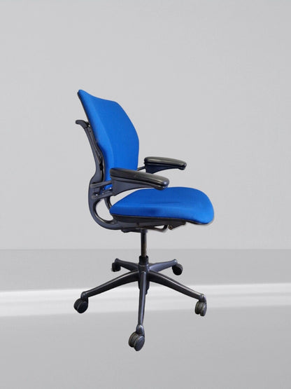 Humanscale Freedom Chair In New Blue Fabric