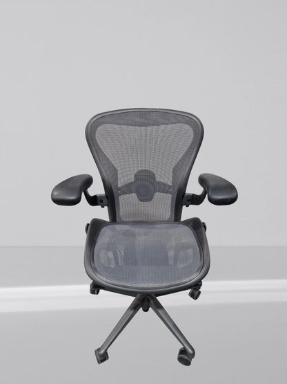 Herman Miller Aeron Remastered Office Chair - Black, Size A