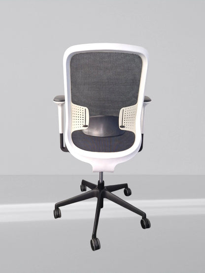 Orangebox Do White Frame New Black Fabric Seat