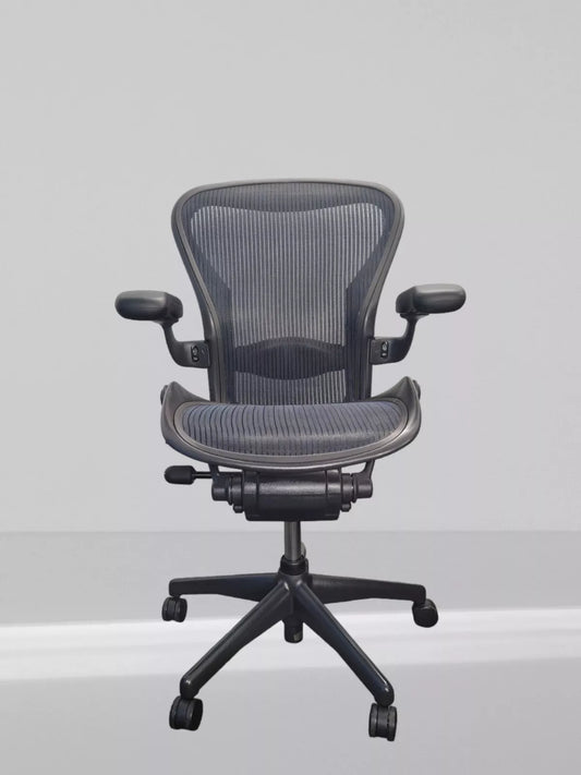 HERMAN MILLER AERON BLUE SIZE B FULLY REFURBISHED