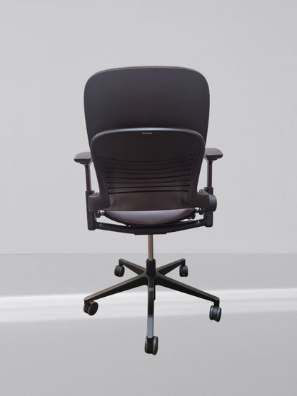 Steelcase leap v2 height adjustable arm in new Grey fabric