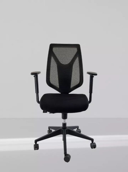 Mentor MTM2A Model mesh back swivel chair In New Black Fabric