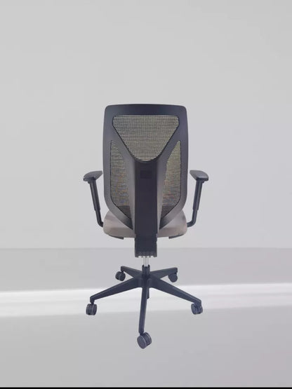 Mentor MTM2A Model mesh back swivel chair In New Grey Fabric