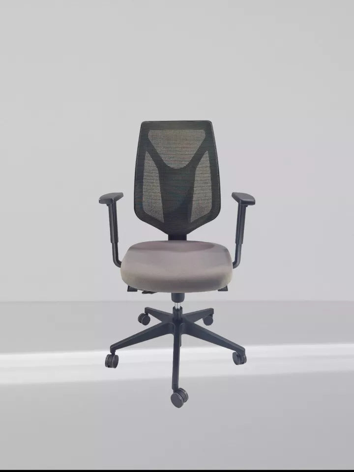 Mentor MTM2A Model mesh back swivel chair In New Grey Fabric